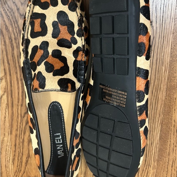 VAN ELi Womens Shoe Albion Driving Moc Leopard Print Flat Loafer Sz 8.5M NWOT - Picture 6 of 8